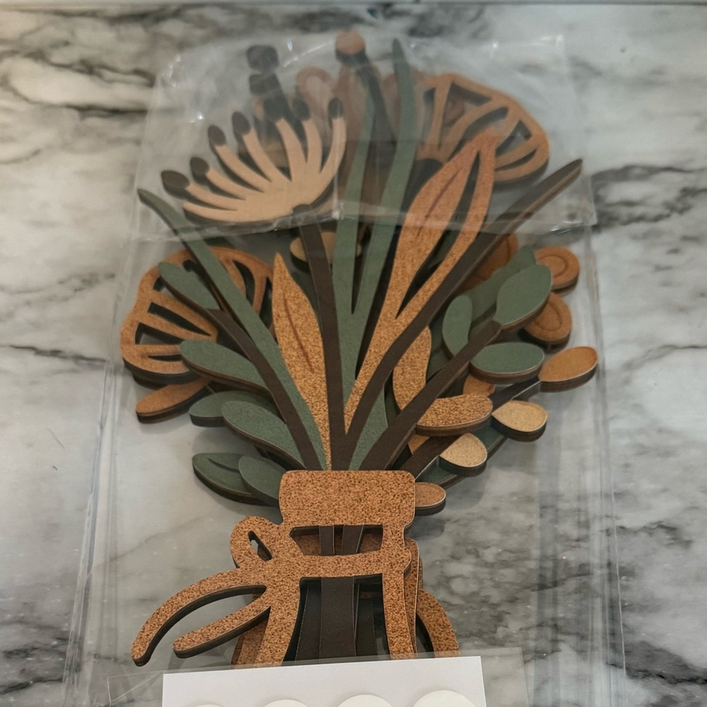 Wooden Floral Wall Decor